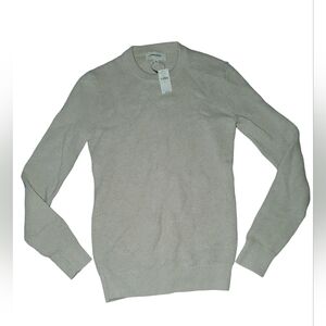BANANA REPUBLIC Men's Slim Fit Cream Knit Sweater NWT Size: XS